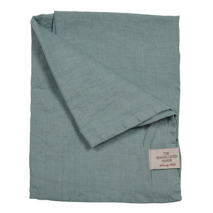 Heaven Linen Pillowcase, Sea Turquoise, 50 x 60 cm