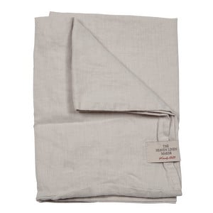Heaven Linen Pillowcase, Light Grey, 50 x 60 cm