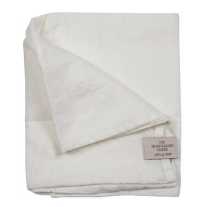 Heaven Linen Pillowcase, White, 50 x 60 cm