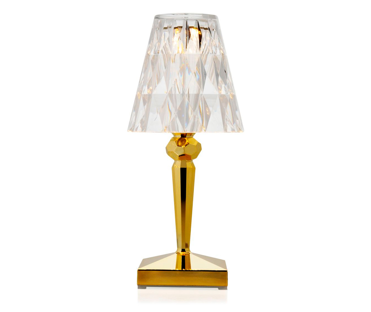 Kartell Battery-pöytävalaisin metallic gold