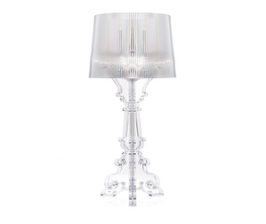 Bourgie Table Lamp, Clear, with Dimmer