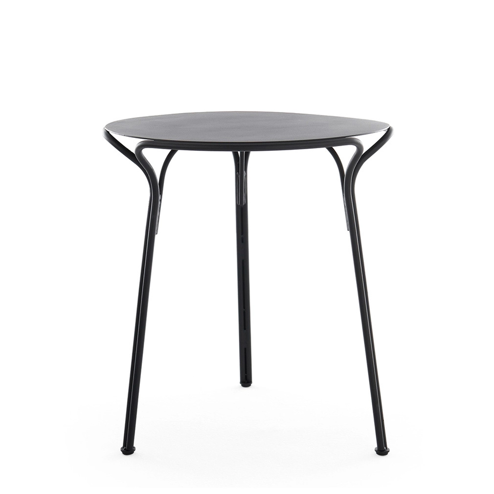 Kartell Hiray-pöytä musta, ø 65 cm