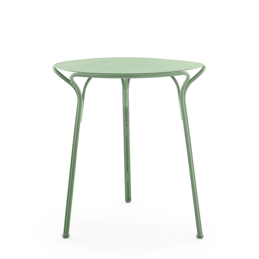Kartell Hiray-pöytä vihreä, ø 65 cm