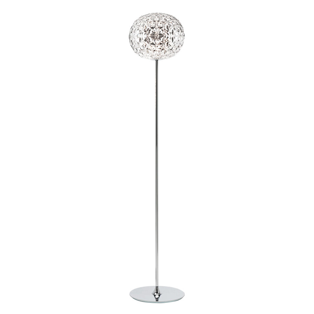 Kartell Planet-lattiavalaisin crystal, K 160 cm