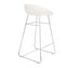 Smatrik Bar Stool, White/Chrome