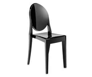 Victoria Ghost Chair, Black