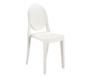 Victoria Ghost Chair, White