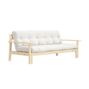 Unwind Futon Sofa, Natural/Pine, W 218 cm