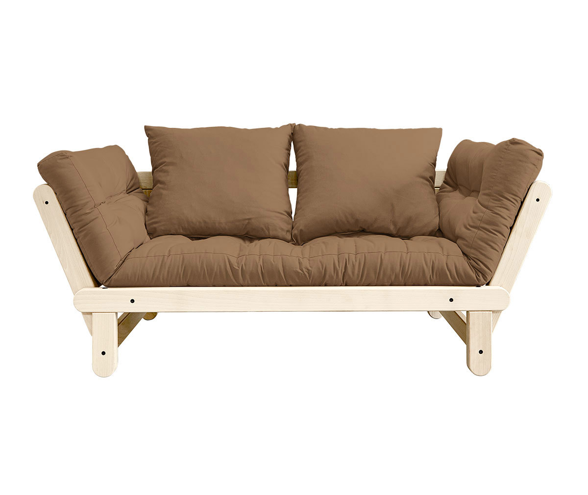 Karup Design Beat-futonsohva mocca/mänty, L 162 cm