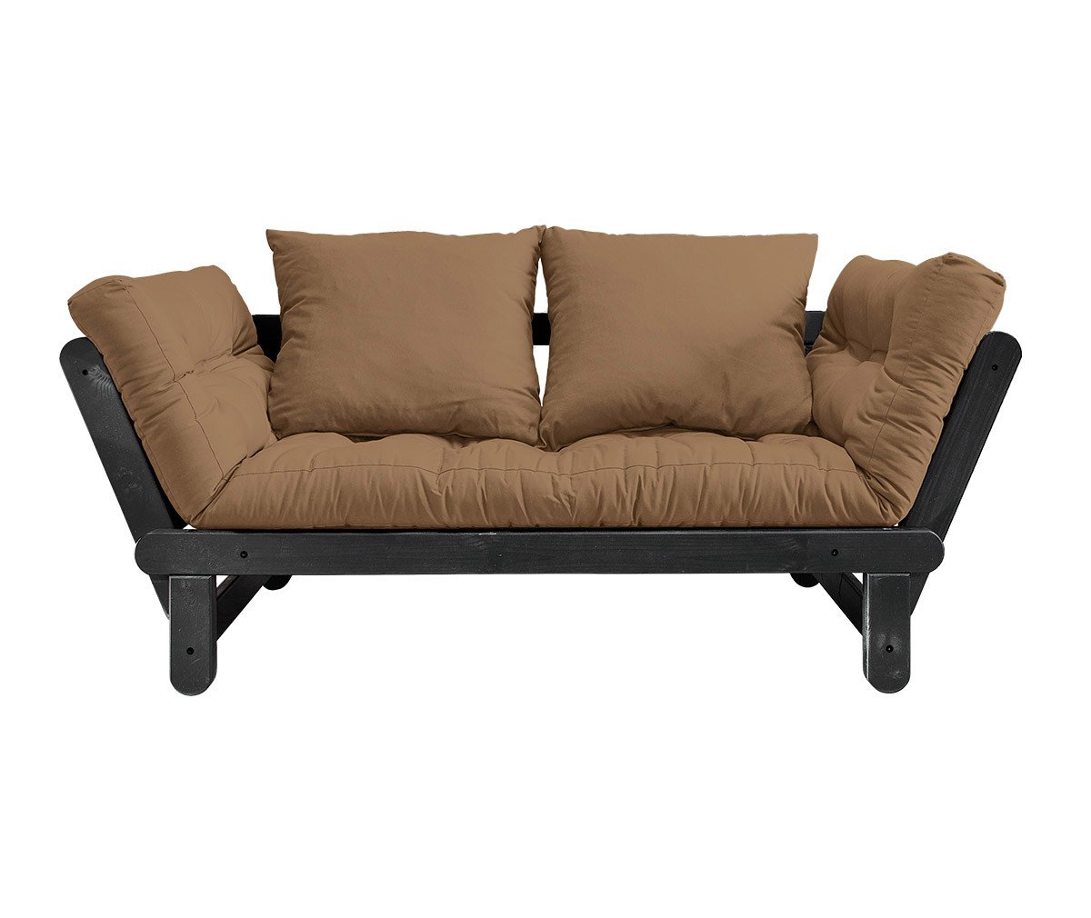 Karup Design Beat-futonsohva mocca/musta, L 162 cm