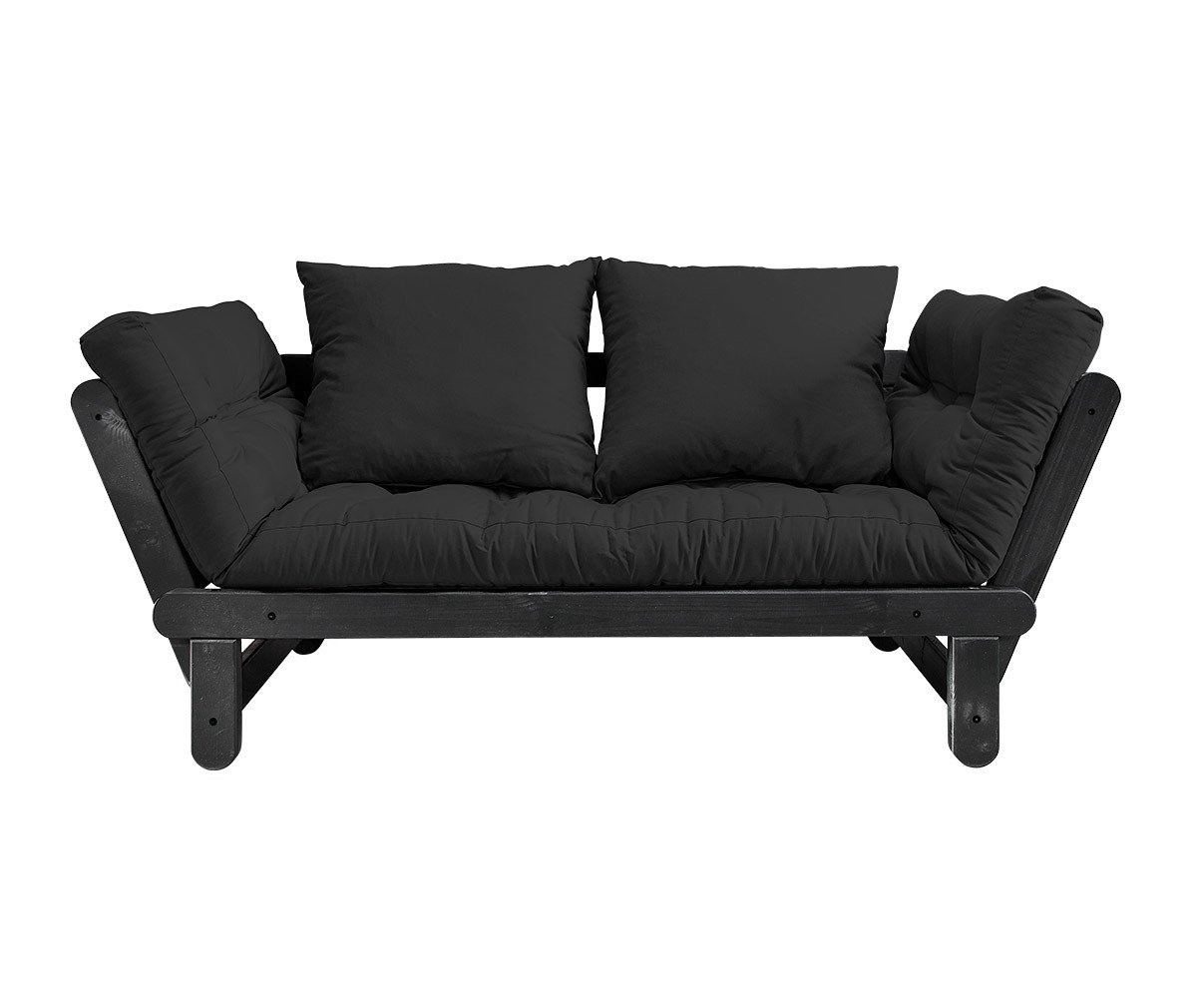 Karup Design Beat-futonsohva dark grey/musta, L 162 cm
