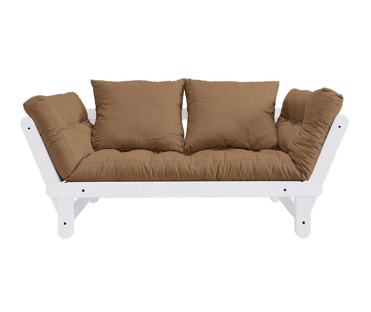 Karup Design Beat-futonsohva mocca/valkoinen, L 162 cm