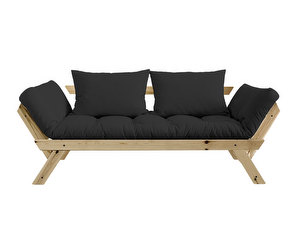 Bebop-futonsohva, dark grey/mänty, L 180 cm