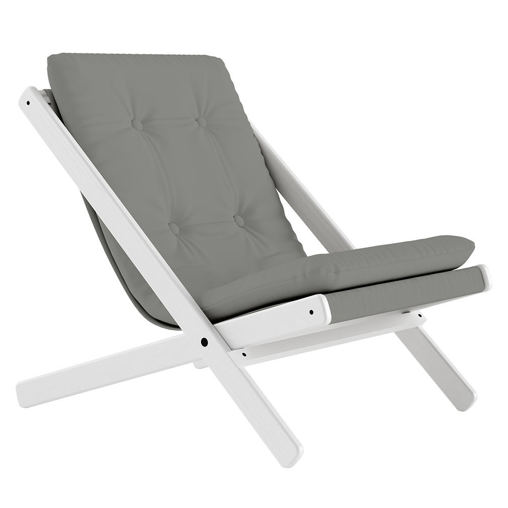 Karup Design Boogie-nojatuoli grey/white