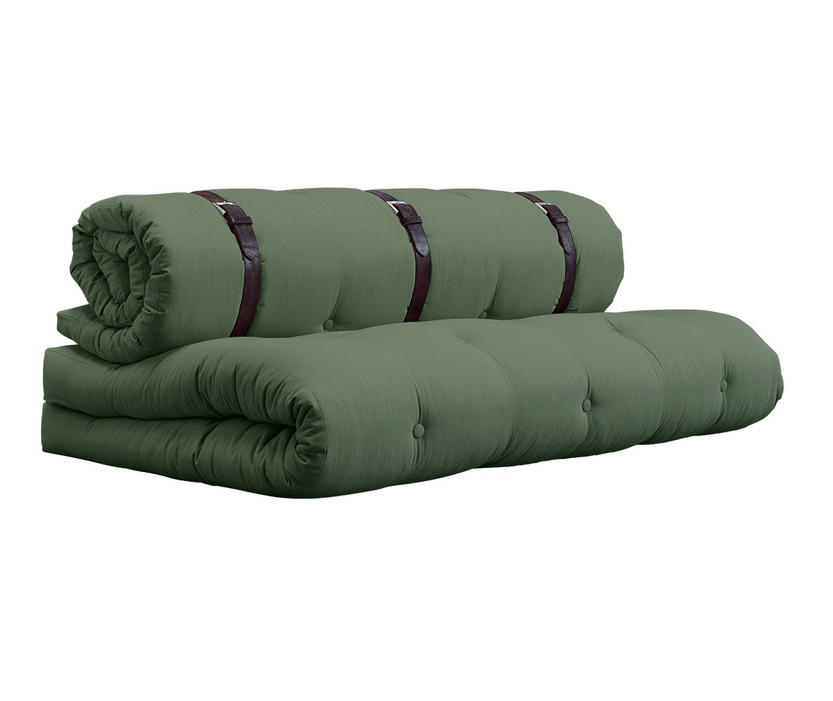 Karup Design Buckle-Up-futonsohva olive green