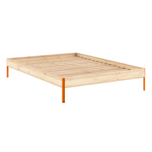 Core-sänkyrunko, mänty / solar orange, 140 x 200 cm