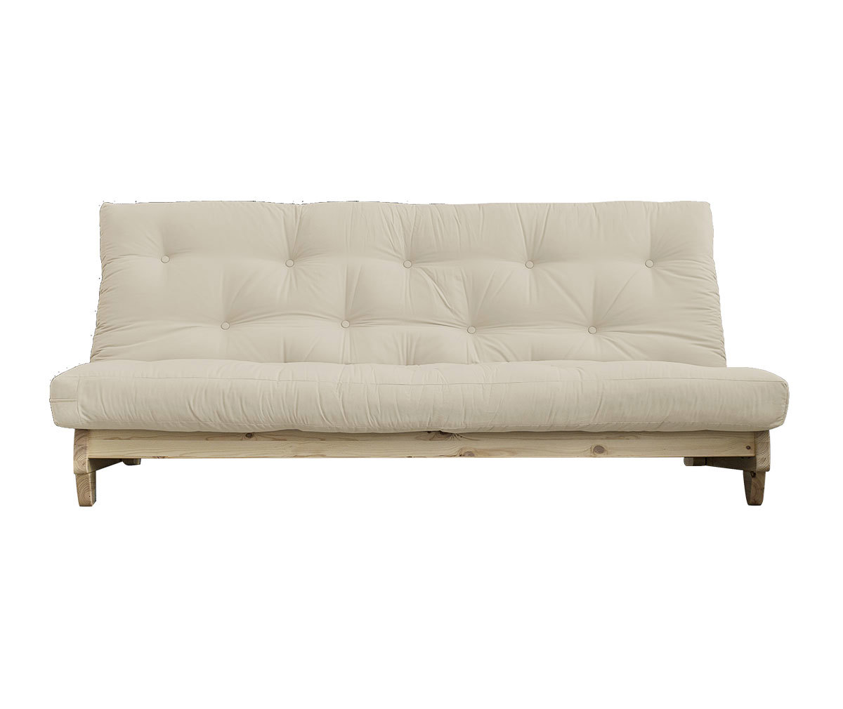 Karup Design Fresh-futonsohva beige/mänty, L 200 cm