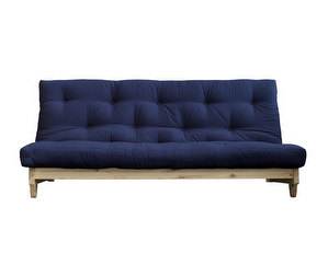 Fresh-futonsohva, navy/mänty, L 200 cm