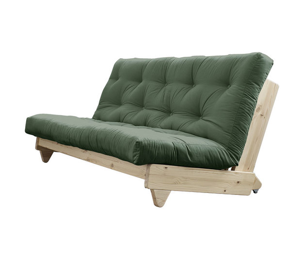 Karup Design Freshfutonsohva, olive green/mänty Vepsäläinen