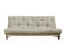 Fresh Futon Sofa, Linen/Pine, W 200 cm