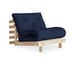 Roots Futon Armchair, Navy/Pine