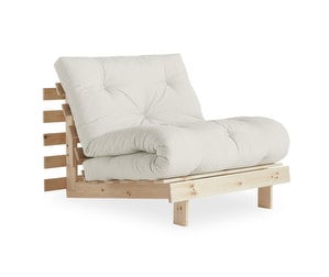 Roots Futon Armchair, Natural/Pine