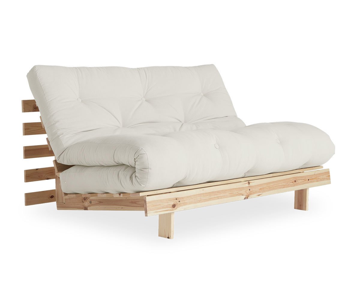Karup Design Roots Futon Sofa Natural/Pine, W 140 cm