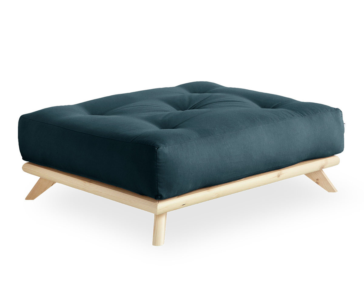 Karup Design Senza-futonrahi petrol blue/mänty