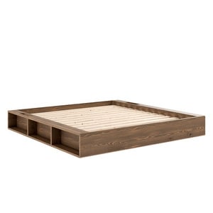 Ziggy Bed Frame, Carob Brown, 180 x 200 cm