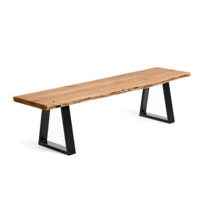 Alaia Bench, Acacia/Black, W 160 cm