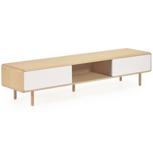 Anielle TV Stand, Ash/White, 180 x 41 cm