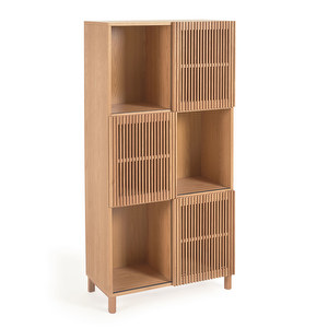 Beyla Shelf Unit, Oak, 84 x 170 cm