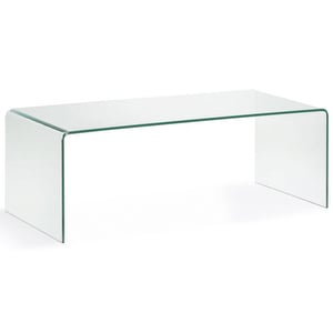 Burano Coffee Table, Clear Glass, 110 x 50 cm