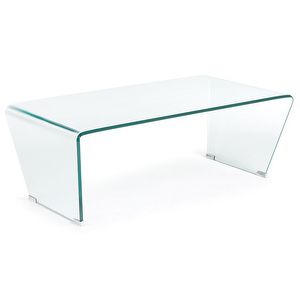 Burano Coffee Table, Clear Glass, 120 x 60 cm