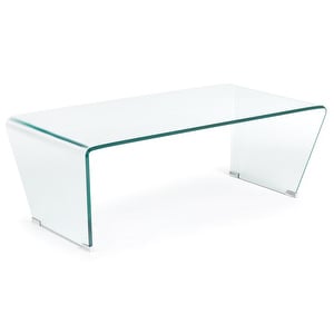 Burano Coffee Table, Clear Glass, 120 x 60 cm