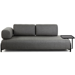Compo-sohva, tummanharmaa, L 252 cm