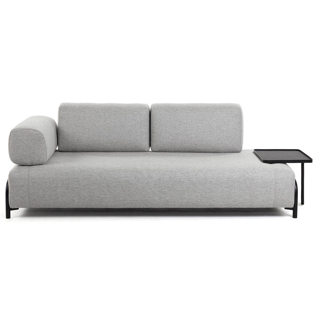 Kave Home Compo Sofa Light Grey, W 252 cm