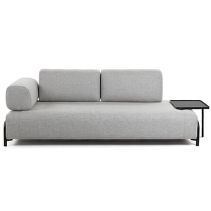 Compo-sohva, vaaleanharmaa, L 252 cm