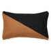 Saigua-tyynynpäällinen, musta/ruskea, 30 x 50 cm