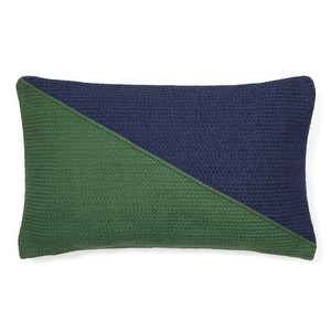 Saigua-tyynynpäällinen, vihreä/sininen, 30 x 50 cm
