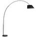 May Floor Lamp, Black Marble