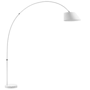 May Floor Lamp, White Marble