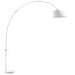 May Floor Lamp, White Marble