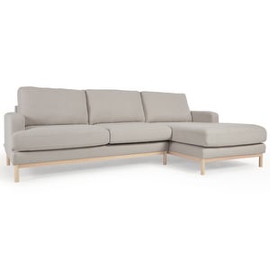 Mihaela Chaise Sofa, Grey, Right