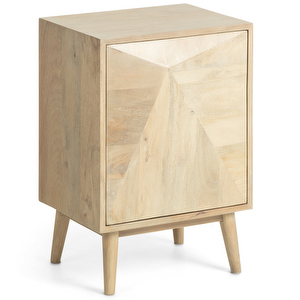 Sarah Bedside Table, Mango Wood, 42 x 60 cm