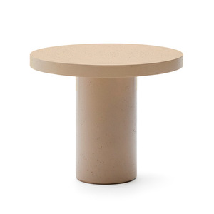 Aiguablava-ruokapöytä, beige, ⌀ 90 cm
