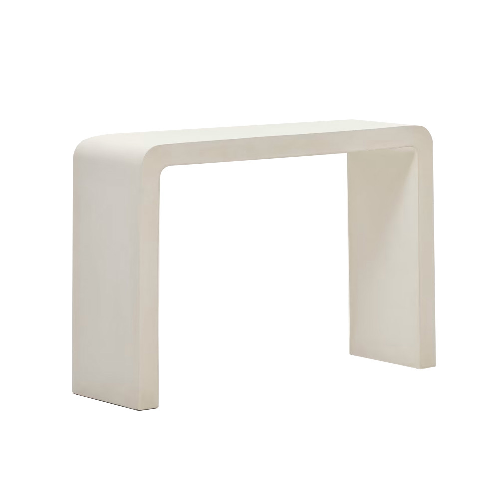 Kave Home Aiguablava-sivupöytä valkoinen, 120 x 80 cm
