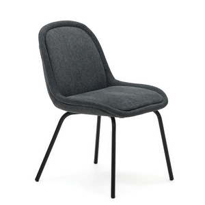 Aimin-tuoli, harmaa chenille/musta