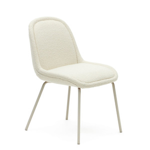 Aimin-tuoli, valkoinen buklee/beige