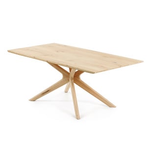 Armande Dining Table, Light Oak, 90 x 180 cm